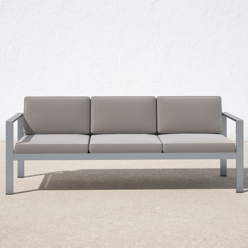 Tarrence 79'' Metal Outdoor Sofa AllModern